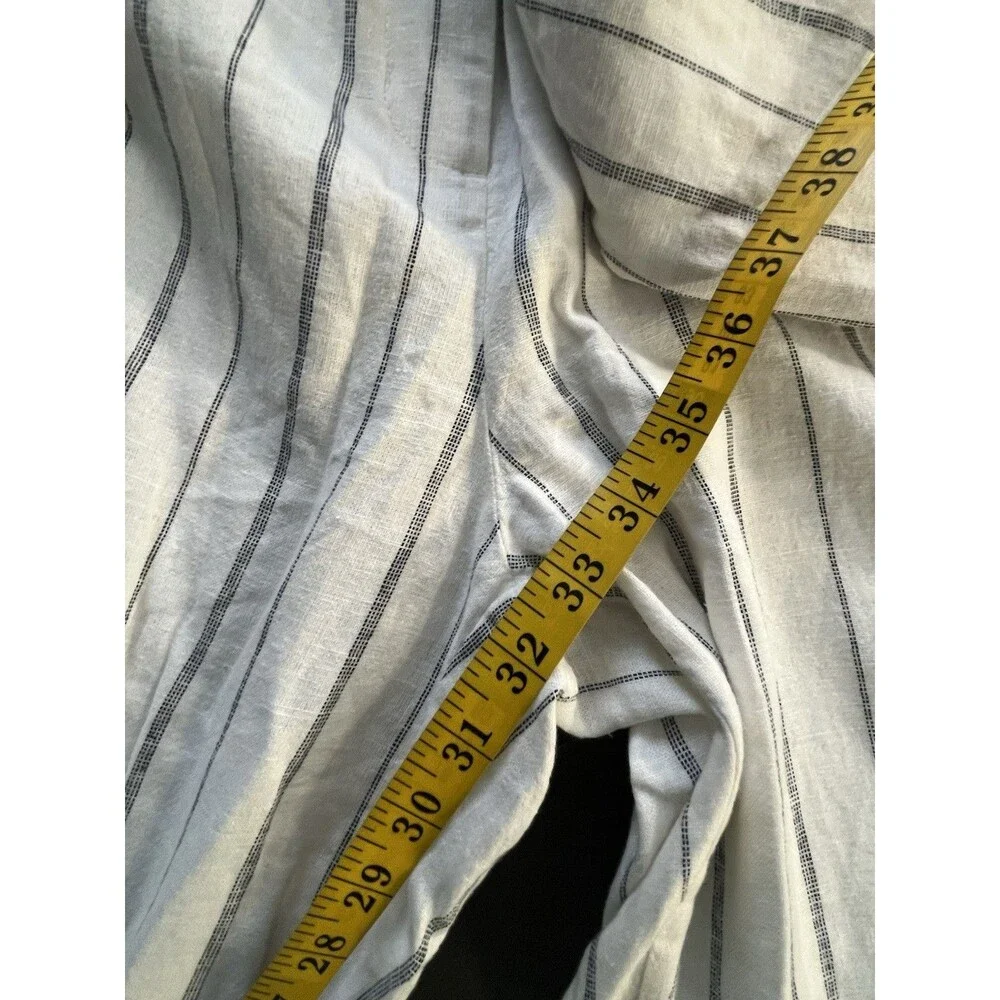 Old Navy Womens Plus Wide Leg Linen Blend Pants XXL Tall New